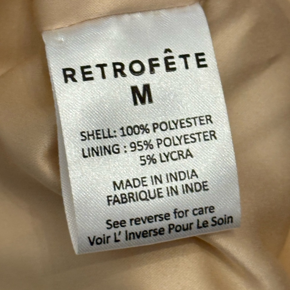 Retrofete Kaleido Womens Embellished Strapless Mini Dress Gold Size Medium - Picture 13 of 15